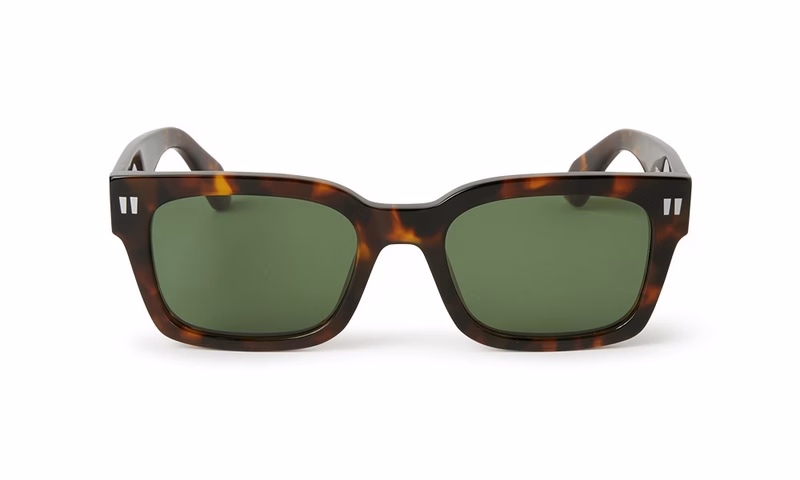 Off-White Midland Havana Green Off-White Midland Havana Green