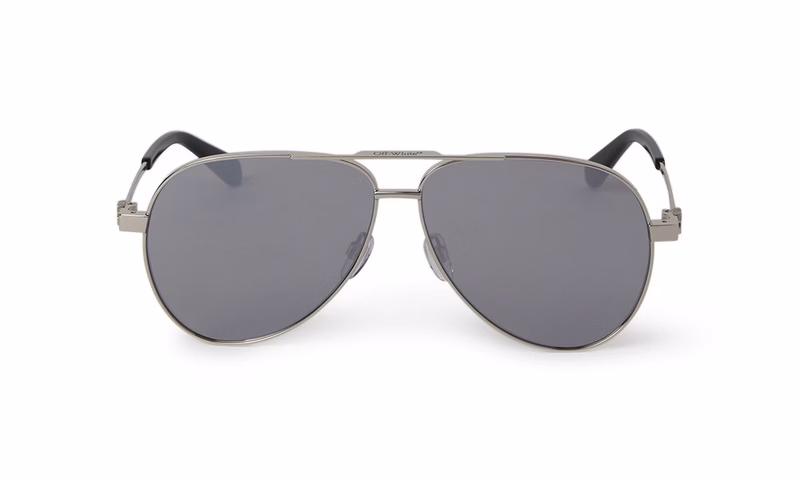 Off-White Ruston L Silver Silver Mirror Off-White Ruston L Silver Silver Mirror
