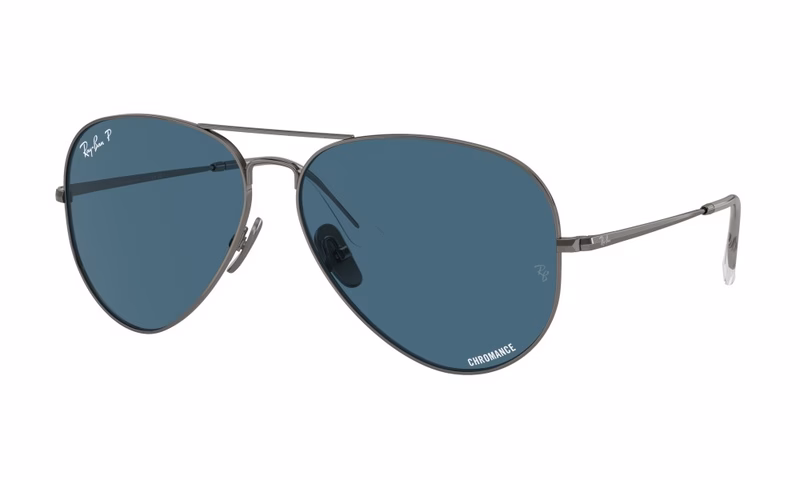 Ray-Ban Aviator Titanium RB8089 165/S2 Polarizada Ray-Ban Aviator Titanium RB8089 165/S2 Polarizada