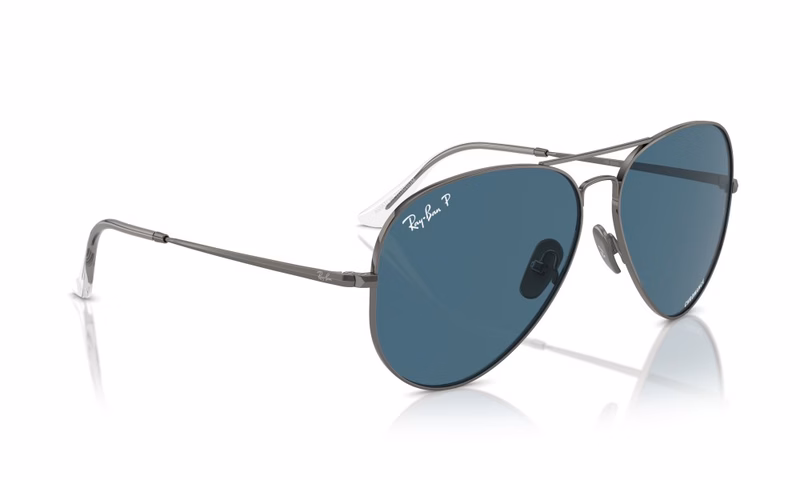 Ray-Ban Aviator Titanium RB8089 165/S2 Polarizada Ray-Ban Aviator Titanium RB8089 165/S2 Polarizada