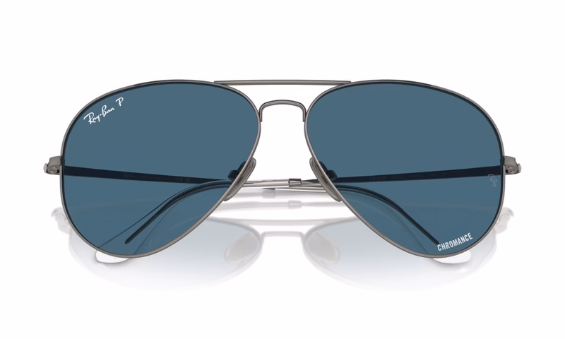 Ray-Ban Aviator Titanium RB8089 165/S2 Polarizada Ray-Ban Aviator Titanium RB8089 165/S2 Polarizada