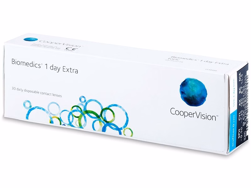 CooperVision Biomedics 1 Day Extra (30 Lentillas) CooperVision Biomedics 1 Day Extra (30 Lentillas)