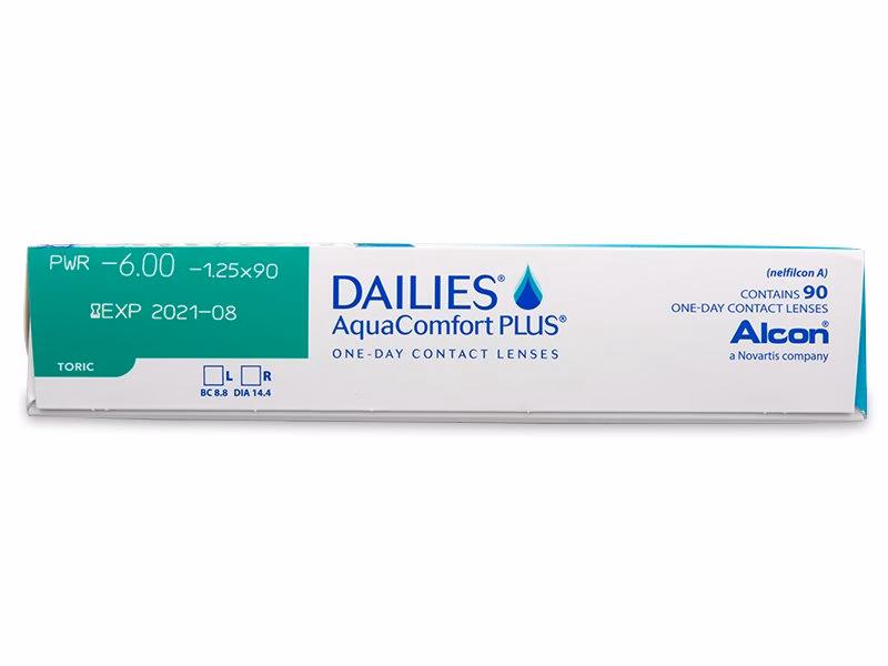 Alcon Dailies Aqua Comfort Plus Toric (90 Lentillas) Alcon Dailies Aqua Comfort Plus Toric (90 Lentillas)